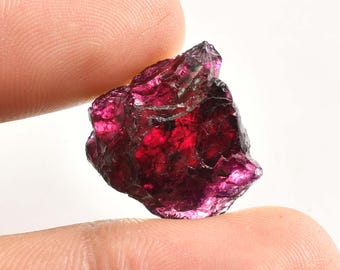 VERY Rare 30.40 Ct 100% Natural Red Painite Rocks Rough Burmese Facet GIT Certified Very Good Color Untreated Unheated Loose Rough Certified