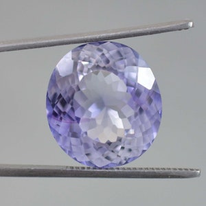 HUGE Flawless 25.45 Ctw Natural Blue Namibia Jeremejevite Oval Cut Loose Gemstone (GIT) Certified Making Jewelry, Ring & Pendent Gemstone