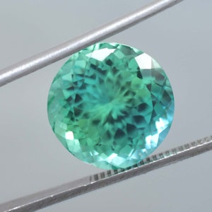HUGE Flawless 17.70 Ct Natural Bi-Color Ceylon Parti Sapphire Round Cut Gemstone GIT Certified Making Jewelry and Ring product Precious