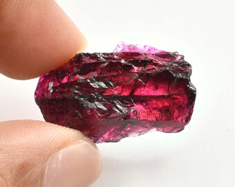 VERY Rare 40.75 Ct 100% Natural Red Painite Rocks Rough Burmese Facet GIT Certified Very Good Color Untreated Unheated Loose Rough Certified