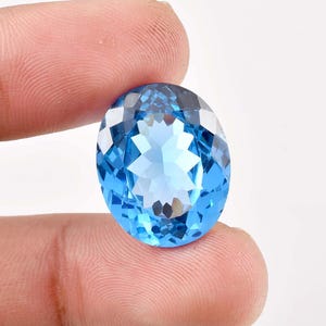 Flawless Natural Sky Blue Aquamarine Oval Cut Gemstone GIT Certified Use Making Ring Jewelry Raw Loose Gemstone All Size Available