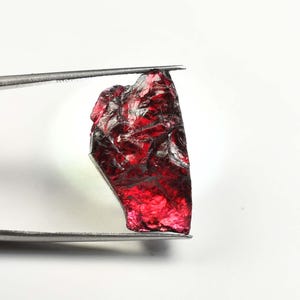 VERY Rare 38.40 Ct 100% Natural Red Painite Rocks Rough Burmese Facet GIT Certified Very Good Color Untreated Unheated Loose Rough Certified