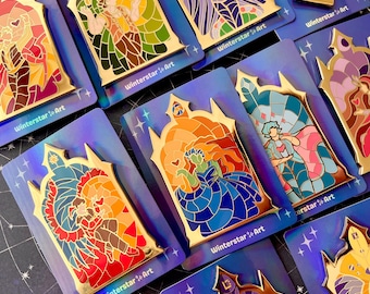 Life Series Winners Enamel Pins