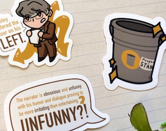 The Stanley Parable Vinyl Stickers