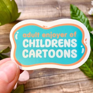 Cartoons Fanart Glossy Vinyl Stickers