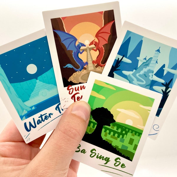 Avatar Polaroid Glossy Vinyl Stickers