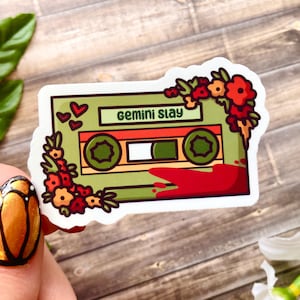 Geminitay Cassette Tape Vinyl Sticker | Hermitcraft / Life Series