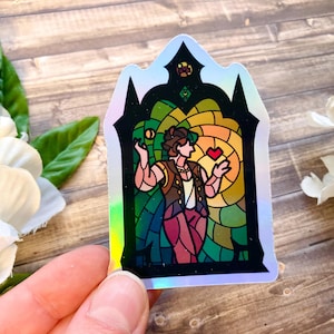 Joel / Smallish Beans Life Series Winners Characters Holographic Vinyl Stickers