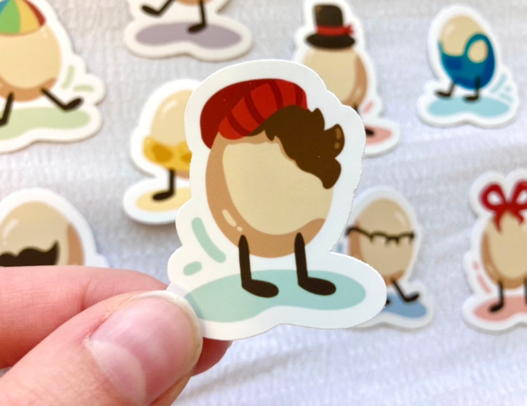 QSMP Eggs Mini Stickers Quackity SMP Glossy Vinyl Stickers Etsy Australia