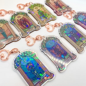 Pt 2 Life Series Duos Double-Sided Acrylic Keychains | Grian, Mumbo, Joel, Lizzy, Cleo, Scott, Etho, Bdubs