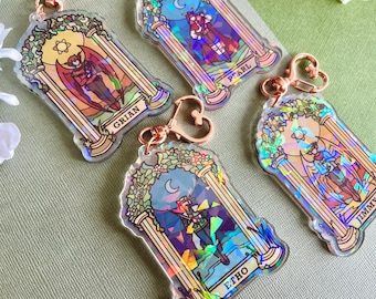Life Series Duos Double-Sided Acrylic Keychains | Grain, Scar, Tango, Jimmy, Etho, Joel, Pearl, Gem