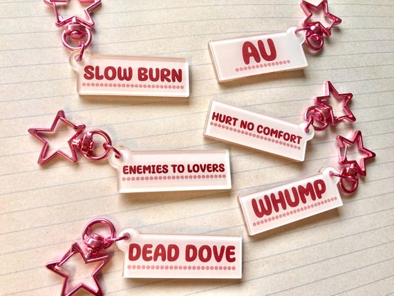 Ao3 Fanfiction Tags Acrylic Keychains | Archive of Our Own