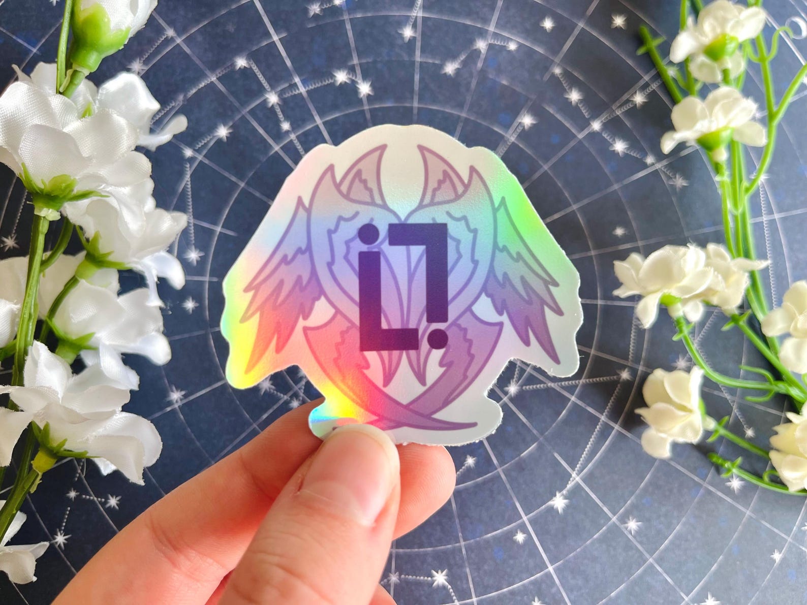 Watcher Symbol Holographic Vinyl Stickers - Etsy