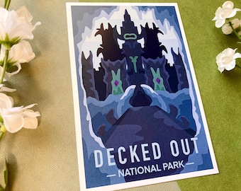 Decked Out National Park - Hermitcraft Season 9 / Tango Tek's Base Mini Art Print