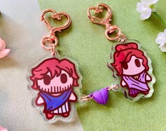 Penelope and Odysseus Magnet Acrylic Keychains | The Odyssey
