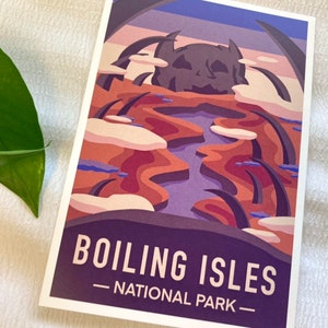 Boiling Isles National Park - Mini Art Print