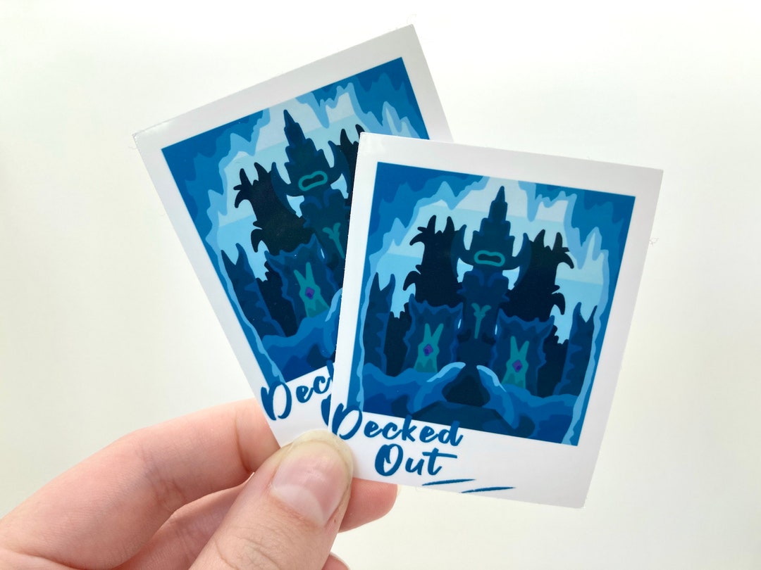Decked Out Hermitcraft Polaroid Location Vinyl Stickers - Etsy