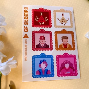 Pines Family & Bill Cipher Sticker Sheet