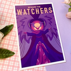 Beware the Watchers - Hermitcraft / Life Series Mini Art Print