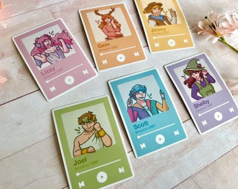 Empires SMP Characters Vinyl Stickers | Scottsmajor, Joel, Lizzie, Shubble, Solidarity Gaming, GeminiTay