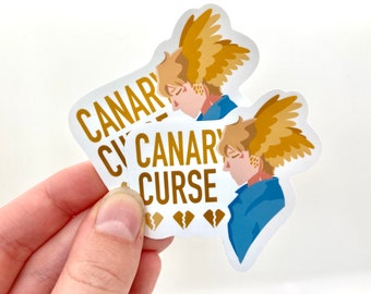 Jimmy Solidarity / Canary Curse Life-serie glanzende vinylstickers