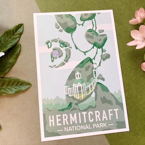 Hermitcraft National Park - Hermitcraft Season 9 / Grian&#39;s Base Mini Art Print