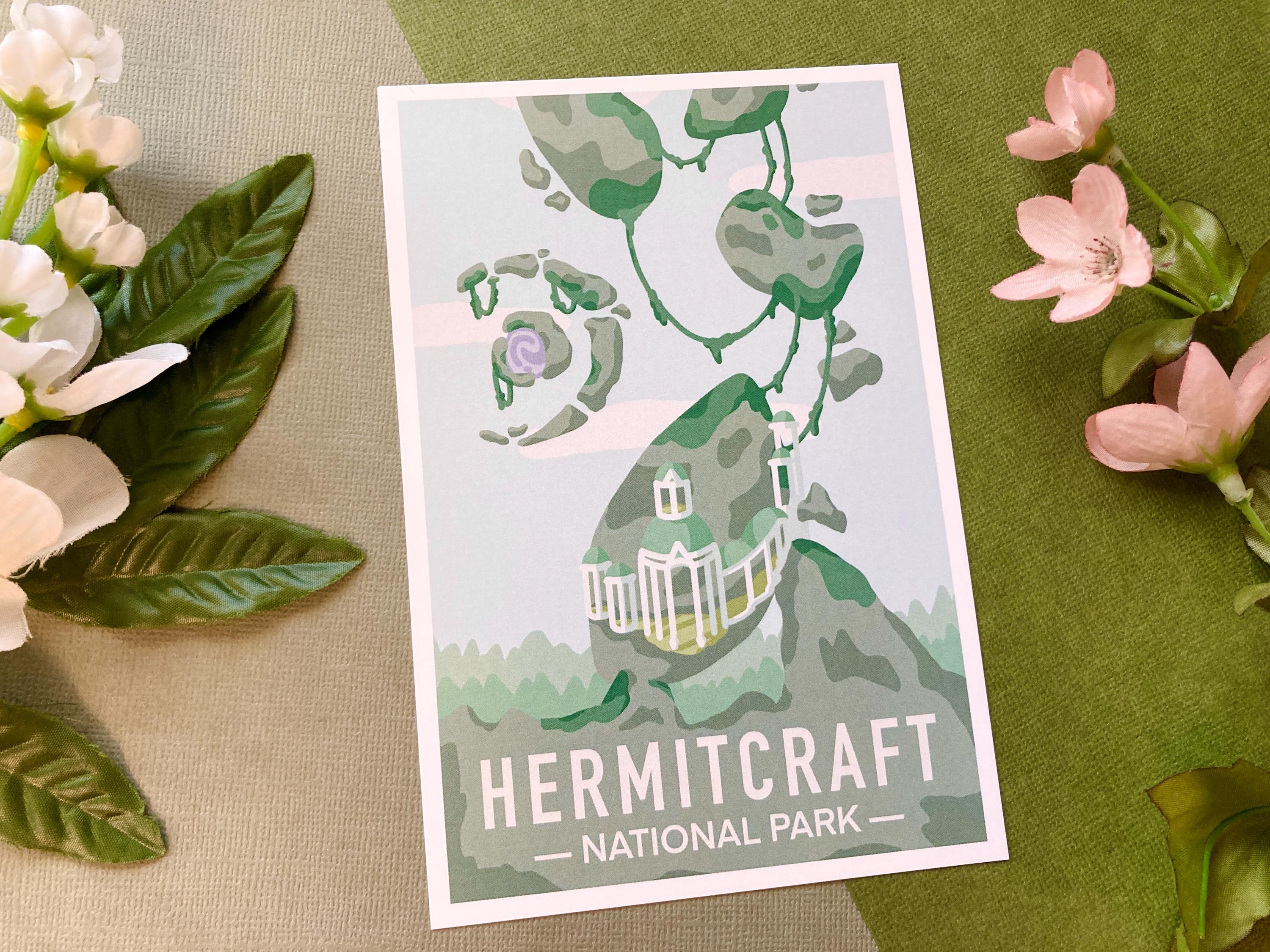Hermitcraft National Park - Hermitcraft Season 9 / Grian's Base Mini Art Print