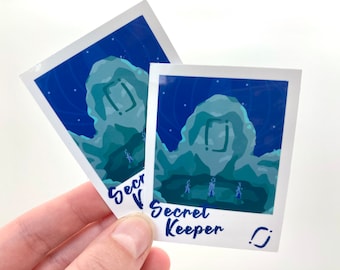 Secret Life / Secret Keeper Polaroid Location Vinyl Stickers