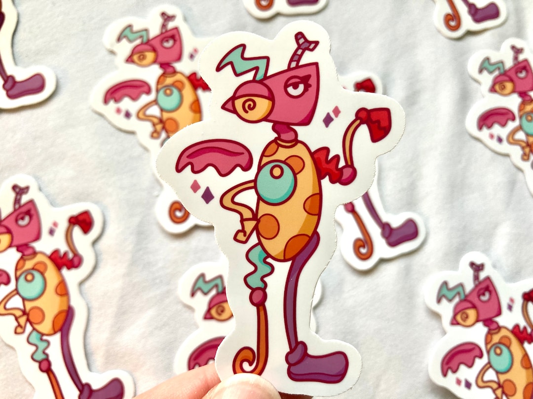 Zooble the Amazing Digital Circus Glossy Vinyl Fanart Stickers - Etsy
