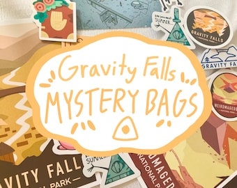 Gravity Town Mystery Art Grab Bags | Stickers & Prints