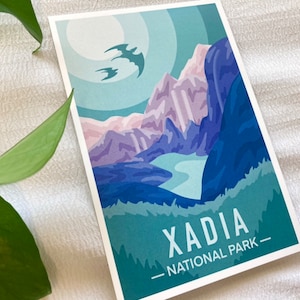 Xadia National Park - The Dragon Prince Mini Art Print