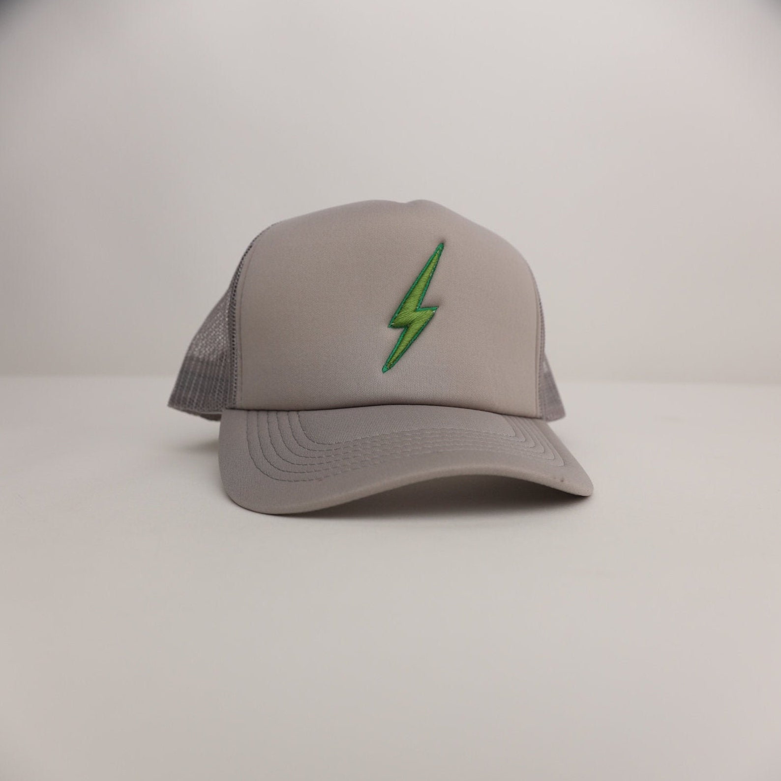 Lime Green Lightning Bolt Hat Etsy