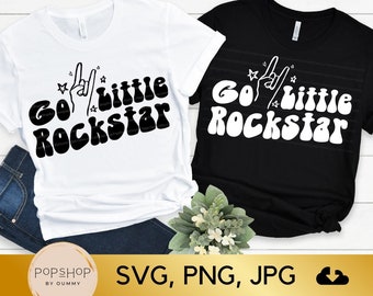 Go Little Rockstar SVG: Trendy Kids Design (Digital Download)