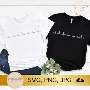 Heart Rhythm SVG: Cardiologist Nurse Shirt Design (Digital Download)
