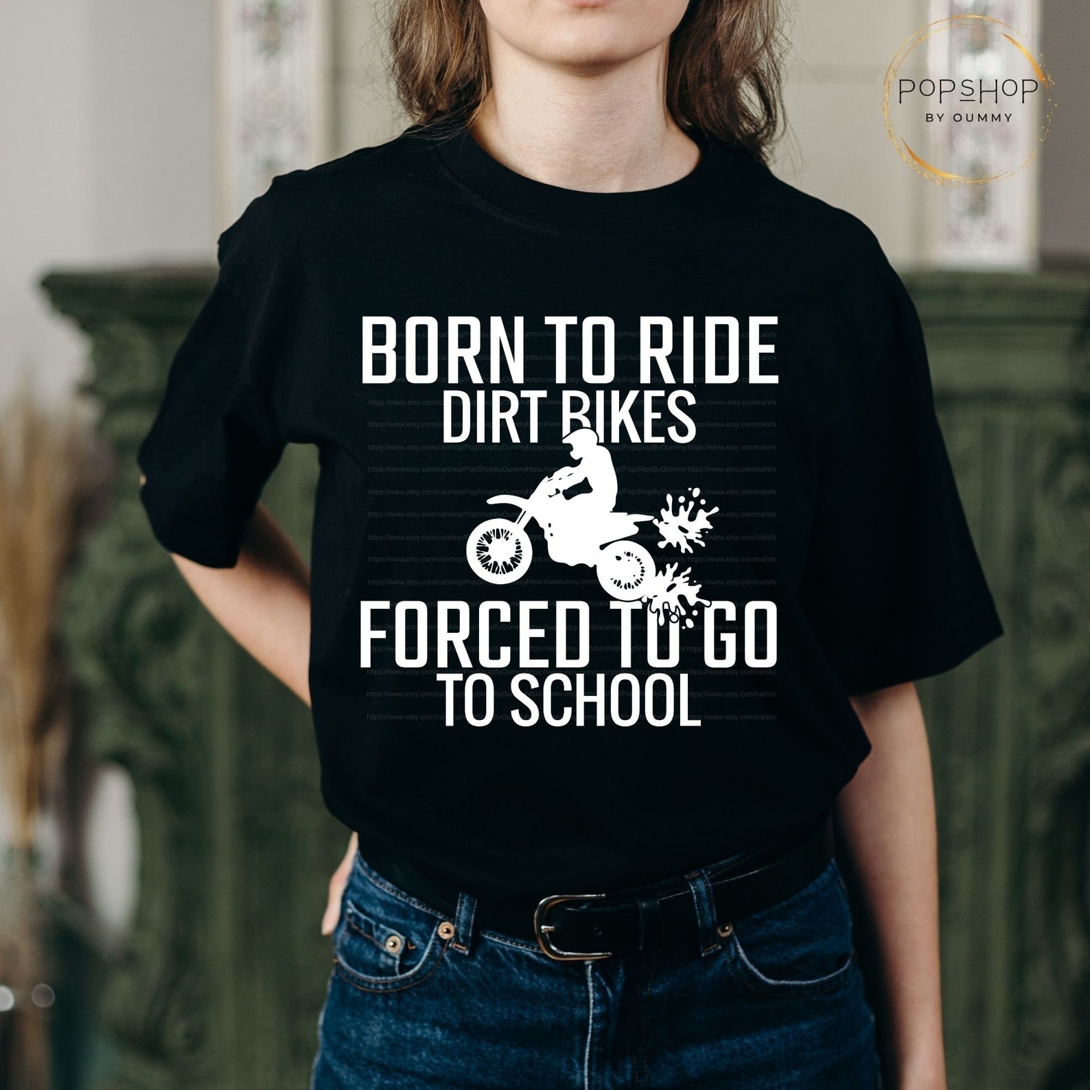 Born to Ride Dirt Bikes SVG Forced to Go to School Svg Etsy UK
