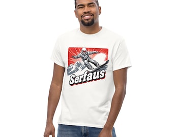 Serfaus Slopes Enthusiast Tee - Embrace the Alpine Adventure