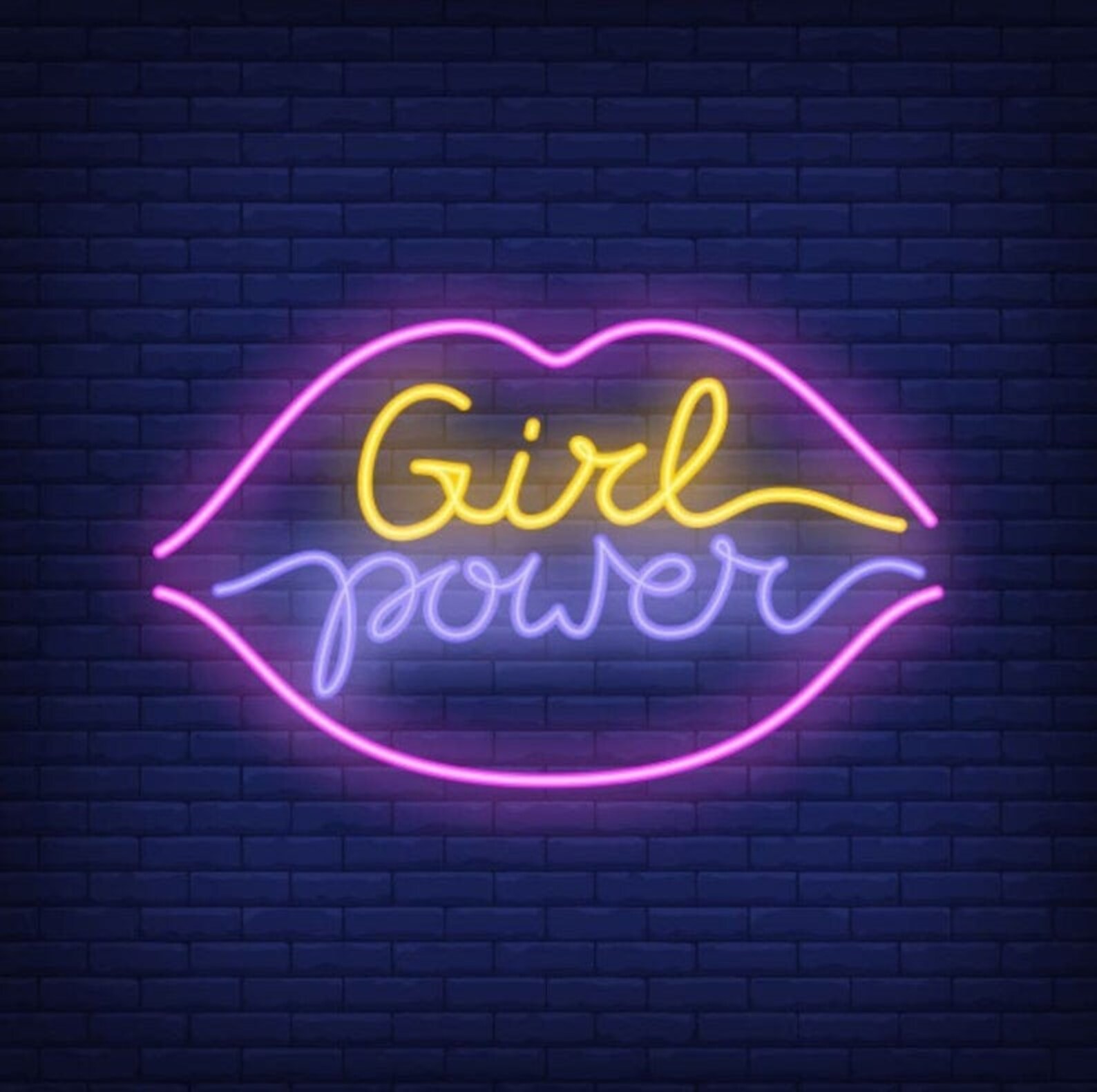 Girl power neon sign Female neon light sign Girl Led neon | Etsy