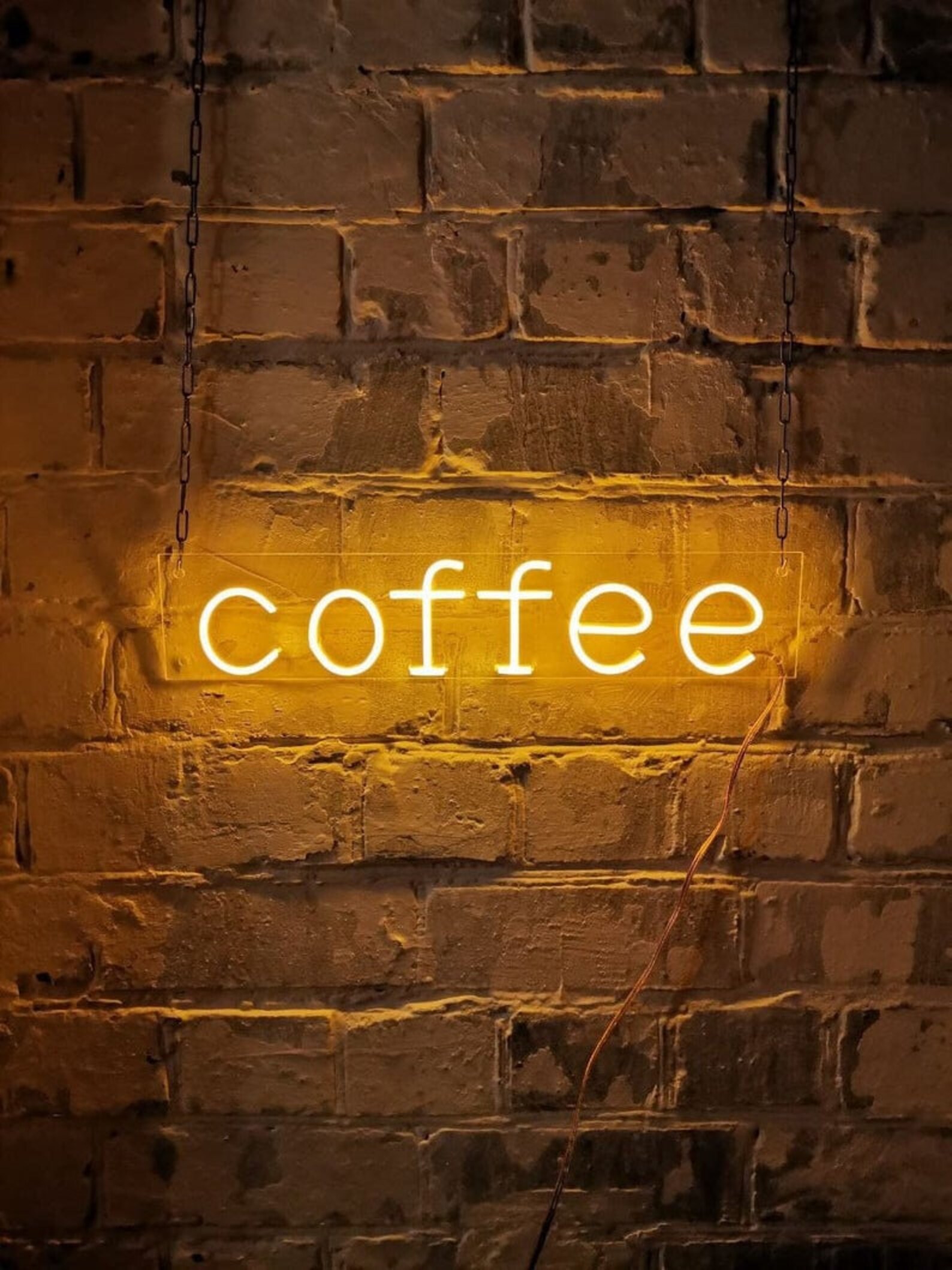 Coffee neon sign Coffee neon light sign Led neon sign Neon Etsy