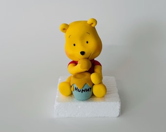 Edible Fondant Winnie The Pooh Cake Topper Decoration