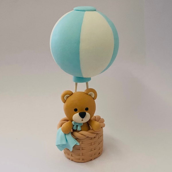 Teddy Bear Hot Air Balloon Cake Topper - Etsy