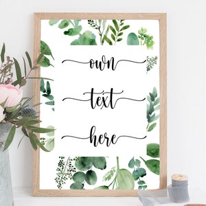 Personalised , Wedding  Table Signs, Wedding Sign ,Personalised Sign RHEA Range, Minimalist, Wedding,Unframed
