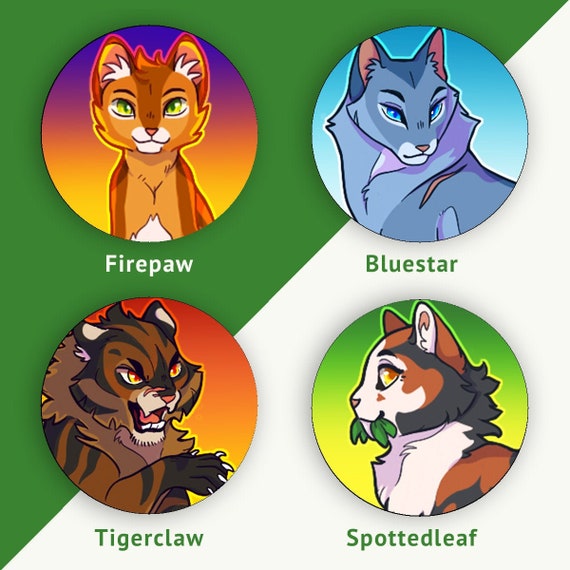 Warrior Cats Button Pack VILLAINS 