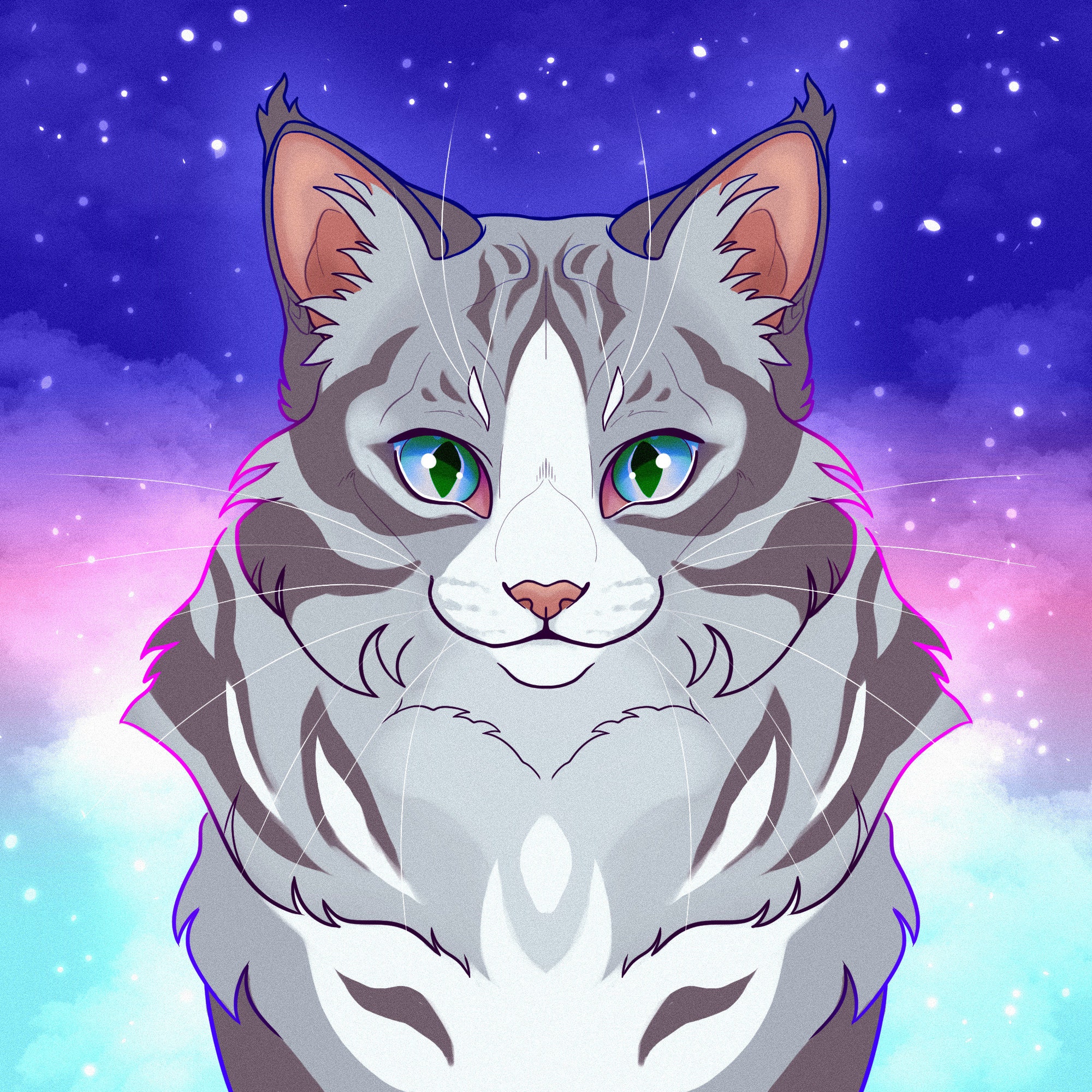 Cat Icon Base Digital Download Lineart Make Your (Download Now) 