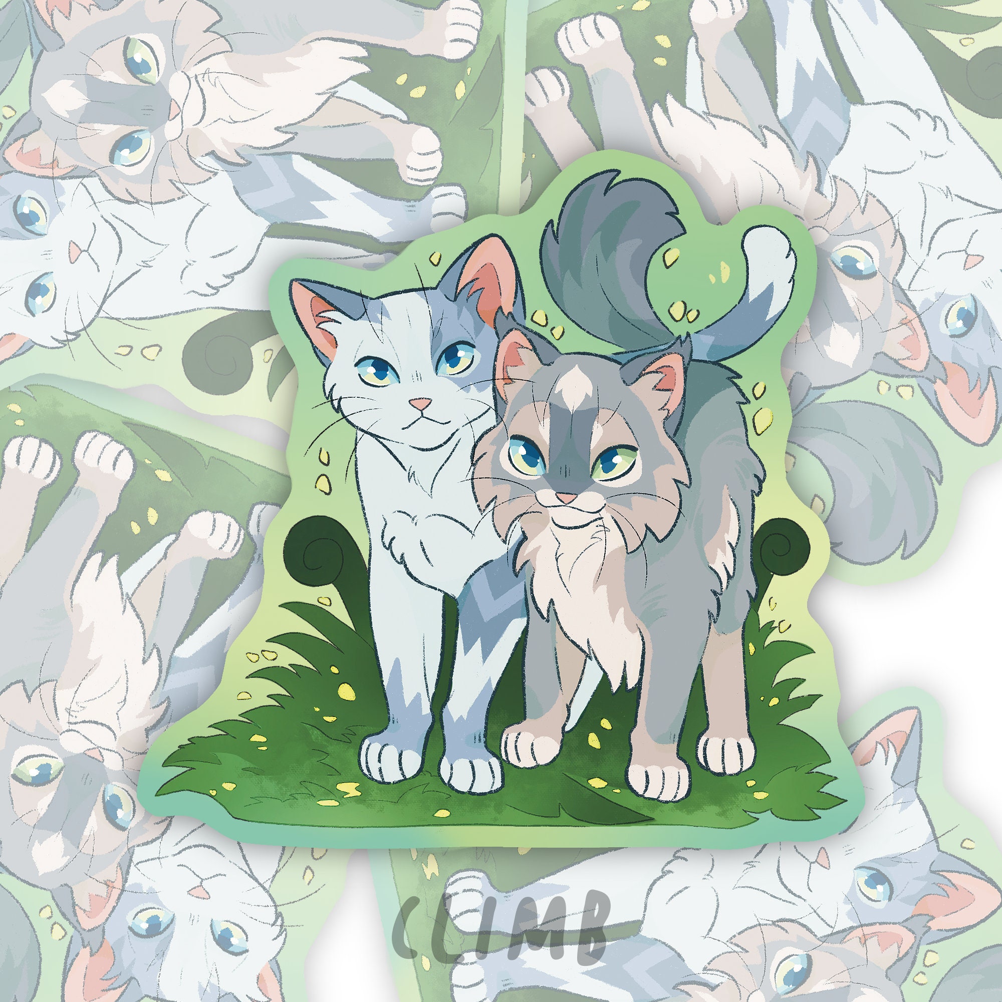 Stickers Warrior Cats Villains Tigerstar Scourge Mapleshade Ashfur Hawkfrost Glossy