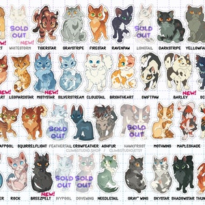 War Cat Keychains - 50+ Characters, Choose Your Own Sets, 2" Keychains, Birthday Gifts