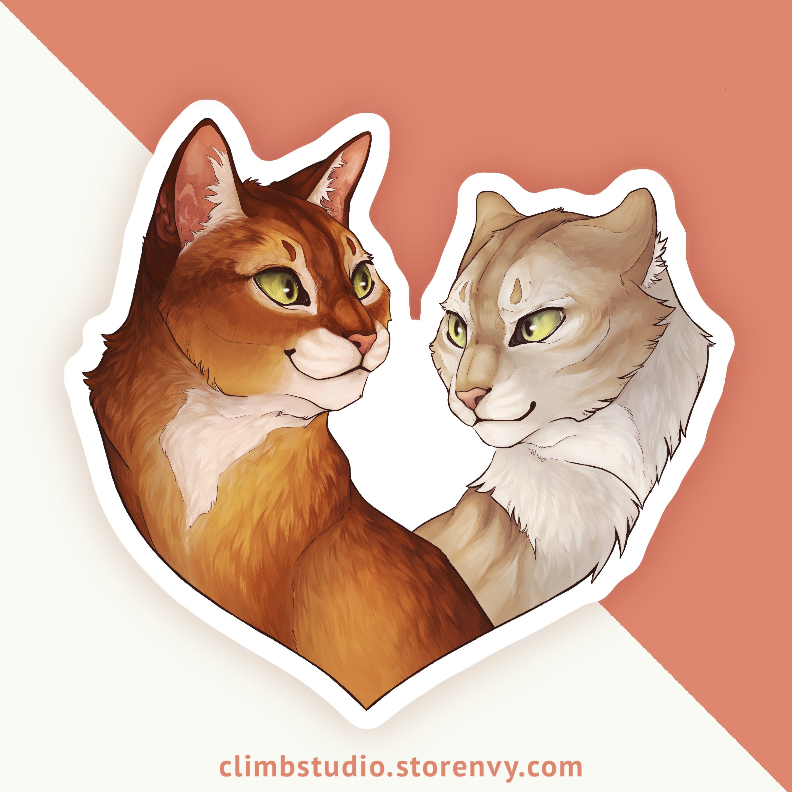 Warrior Cats Valentines Stickers Etsy warrior-cats-valentines-stickers-etsy
