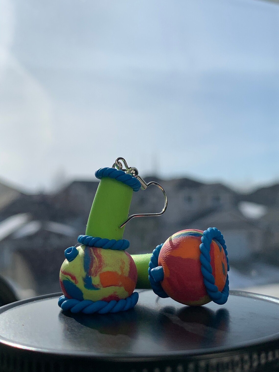 Hadar Galaxy Bong Earrings 16mm Etsy