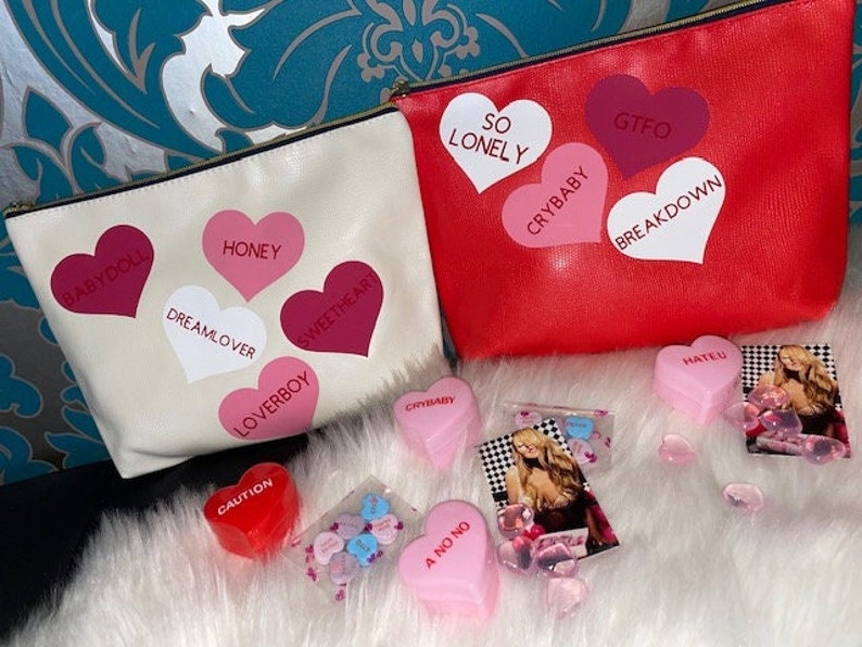 Mariah Carey Valentines Anti-valentines Zip Pouch Clutch - Etsy