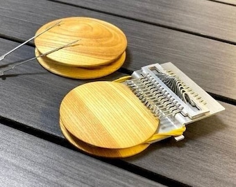 Speedweve 14 hooks + darning disc, Small loom for darning patches on clothes, Darning socks tools, Darning Needles, Small Loom, Kntting tool