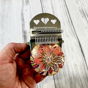 Speedweve Loom with vintage style print (14 hooks), Darning tool, Visible mending, Darning loom, Speedweve type, Speedweave, Gift for her